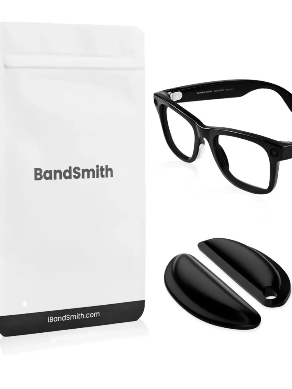 Compatible with Ray-Ban Meta Wayfarer Eyeglass Nose Pad, 8 Pairs Soft Silicone A